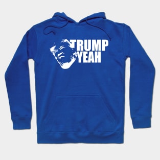 Trump Yeah - stink face -white Hoodie